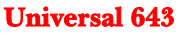 Universal 643