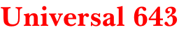Universal 643